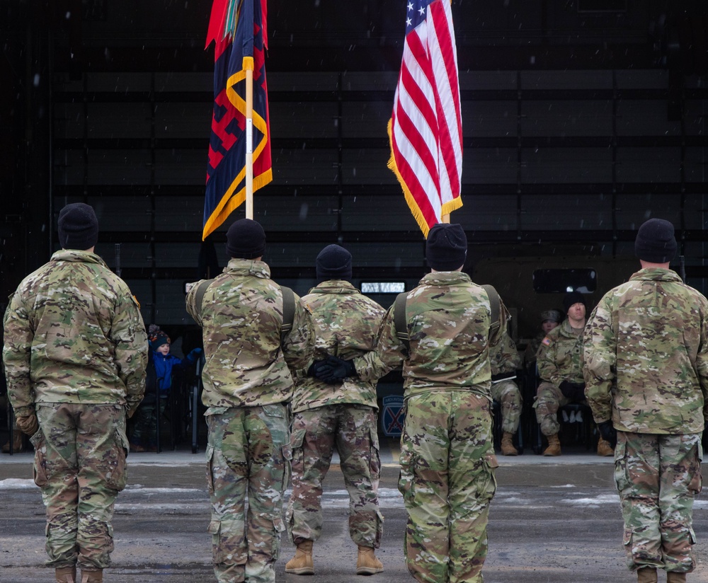 10th Mountain Division HHBN Holds Casing Ceremony