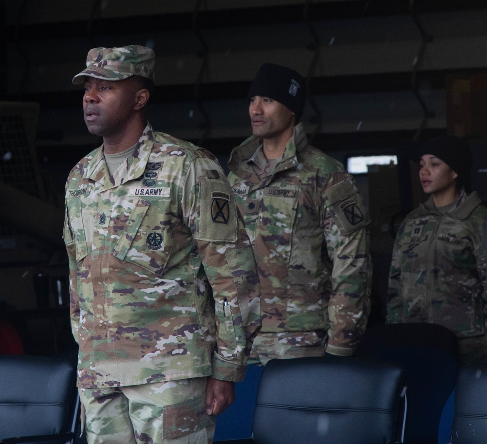 10th Mountain Division HHBN Holds Casing Ceremony