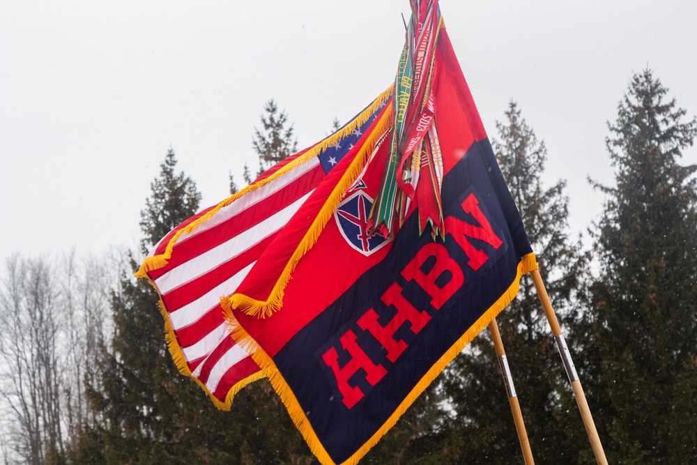 10th Mountain Division HHBN Holds Casing Ceremony