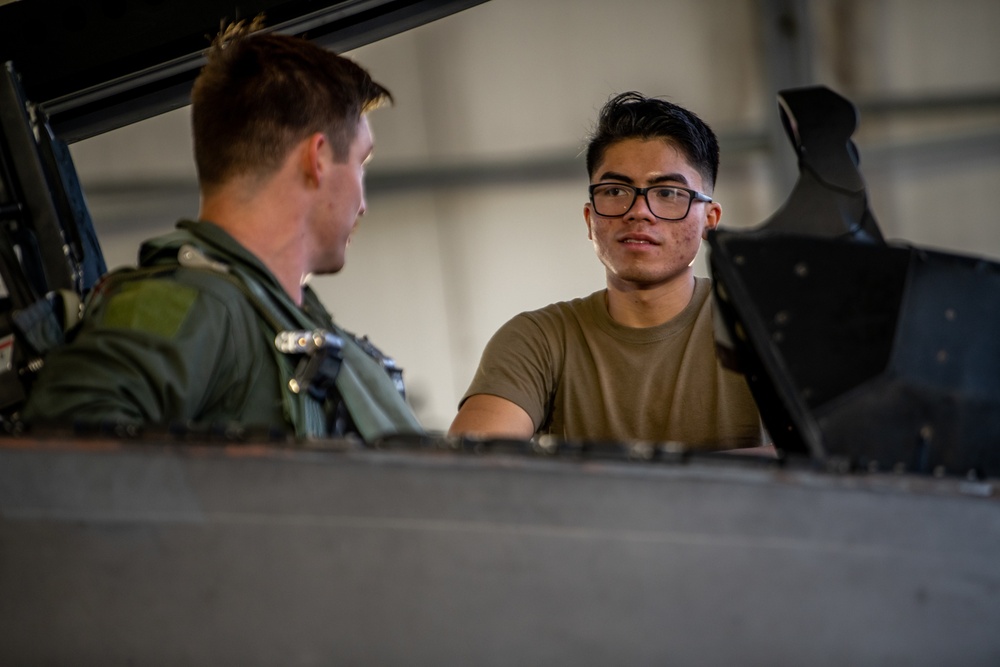 325th Fighter Wing F-22 Raptor Night Flying