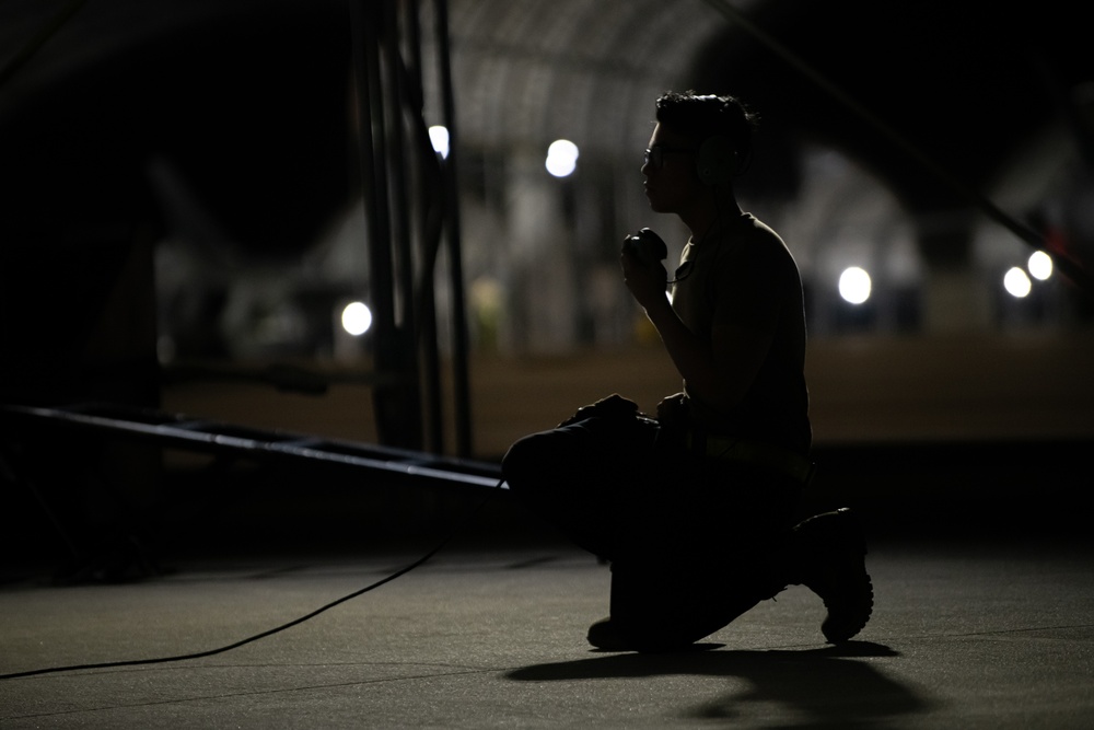 325th Fighter Wing F-22 Raptor Night Flying