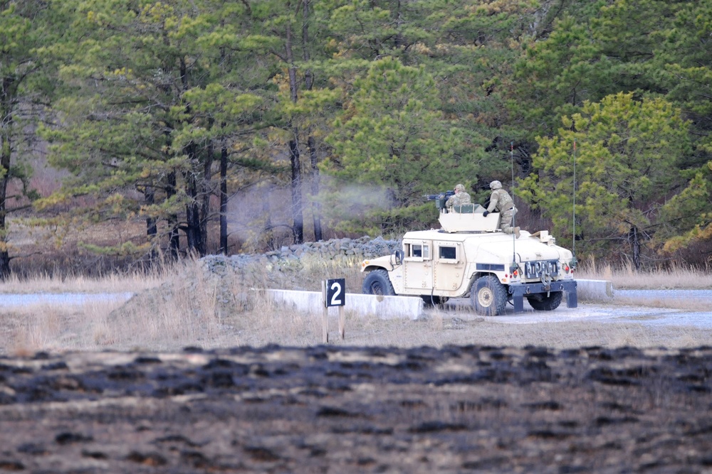 102 CAVALRY, NJ ARMY NATIONAL GUARD Crew Served Gunnery table training RG 85, 11 MARCH 2023.