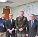 Jeff Zuercher, Patrick Kennedy, LTC Broderick and Senator Durbin at the Des Plaines River Project press conference.