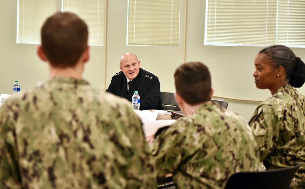 CNO Visits Naval Base San Diego Fleet Embedded Mental Health