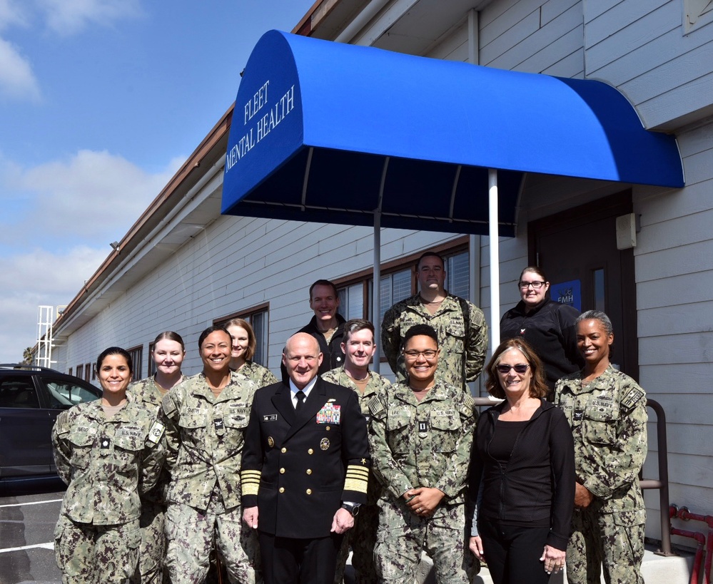 CNO Visits Naval Base San Diego Fleet Mental Health