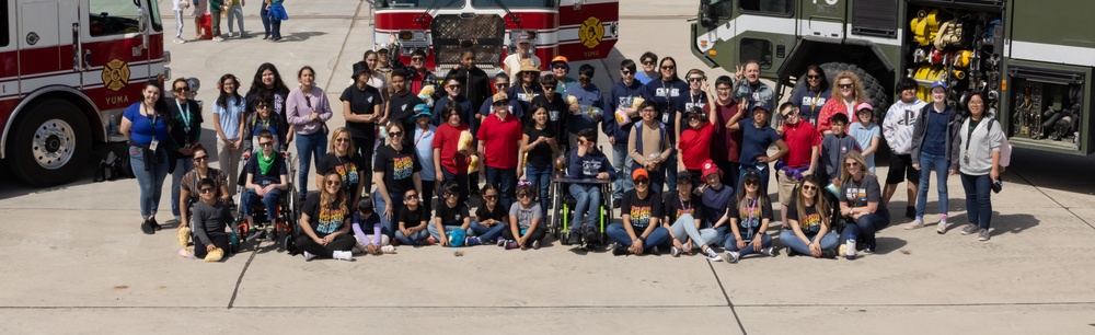 MCAS Yuma hosts airshow for Crane Elementary School District