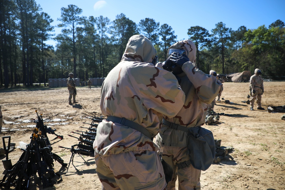 Division Sustainment Troops Battalion practiced logistics convoy operations and base defense strategies