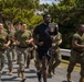 Jamin Davis visits Marines of 3/12