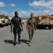 Jamin Davis visits Marines of 3/12
