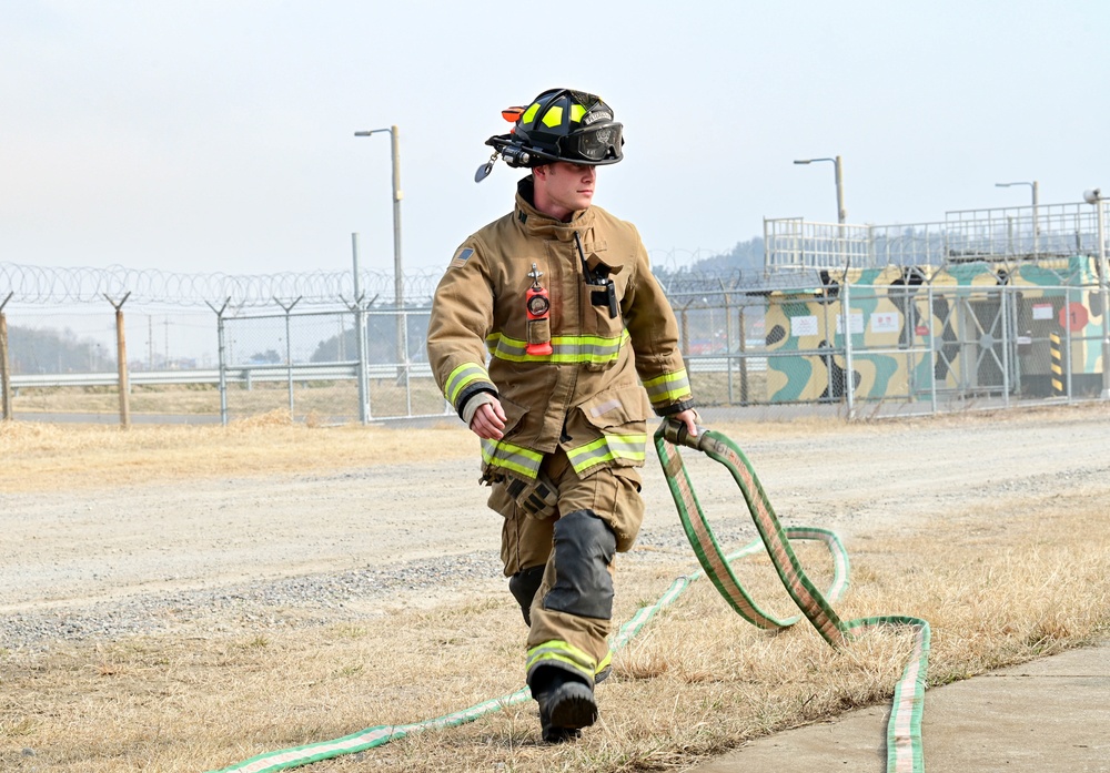 USMC, 8 CES conduct joint fire training at Kunsan