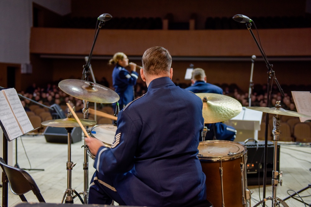 USAFE band celebrates Martisor Festival in Moldova