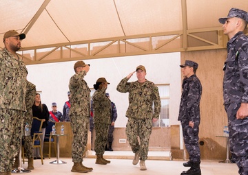 Task Force 59 Welcomes New Commander during Ceremony in Jordan