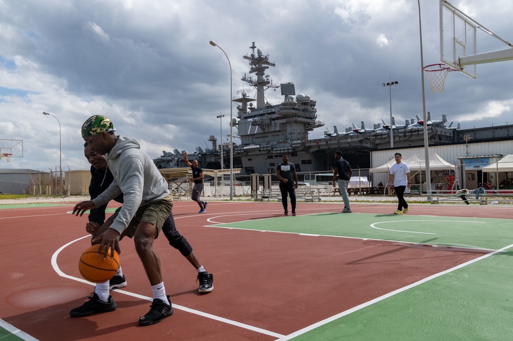 NSA Souda Bay’s MWR Facilities welcome USS George H.W. Bush (CVN-77)