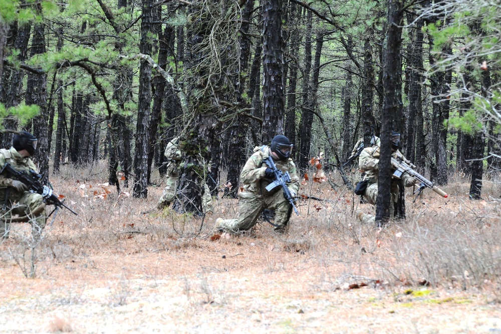 113 IN, NJARNG squad level live fire and maneuver exercises RG 61, 11 MARCH 2023.