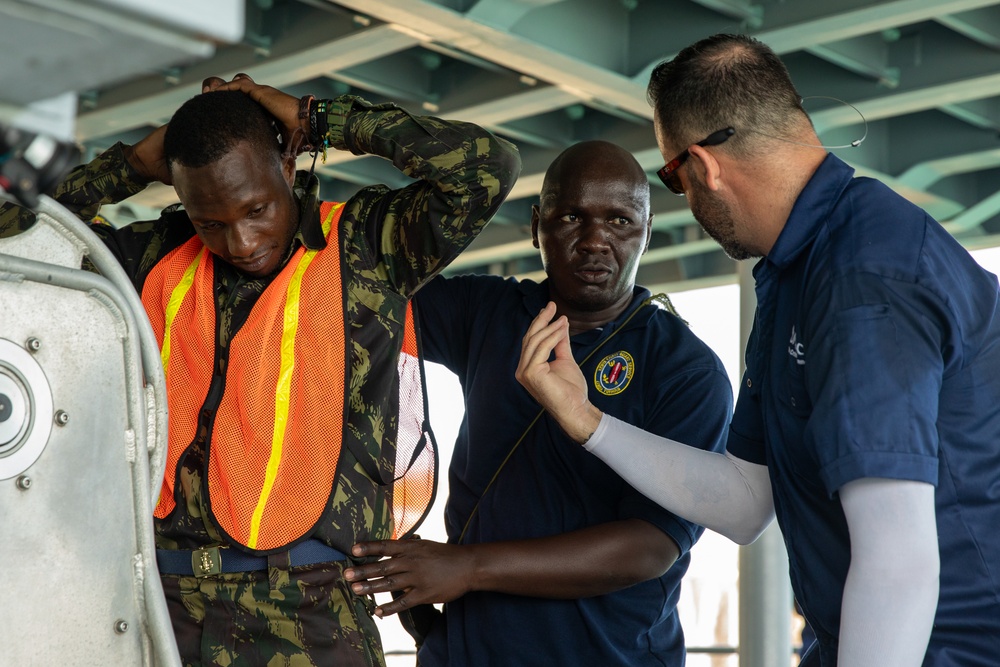 VBSS training during Cutlass Express 2023