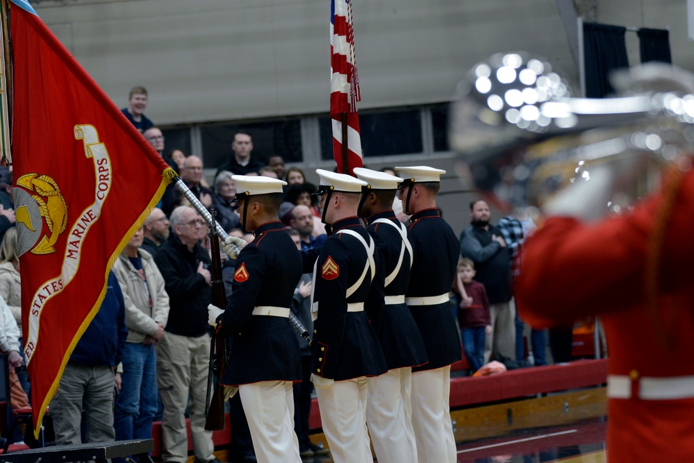 Battle Color Detachment Performs in Spokane