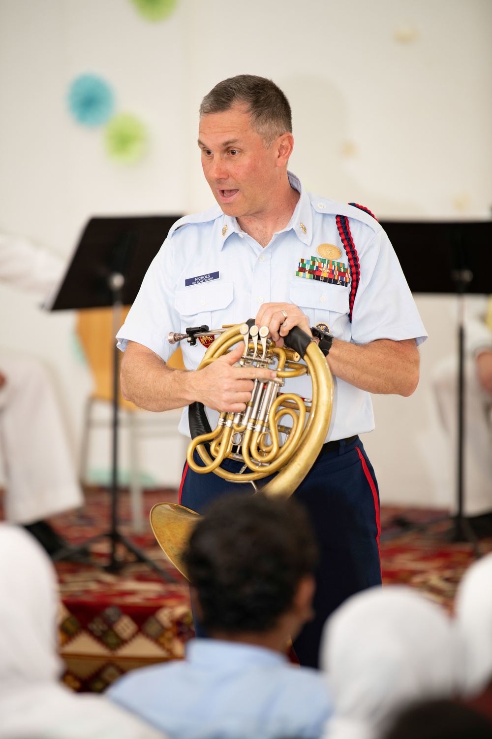 U.S. Naval Forces Europe Africa Band Performs at Djibouti School of Excellence