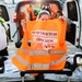 MADA First Responder displays a safety vest during a capabilities show and tell