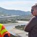 Senior dam safety program manager visits Prado Dam spillway project