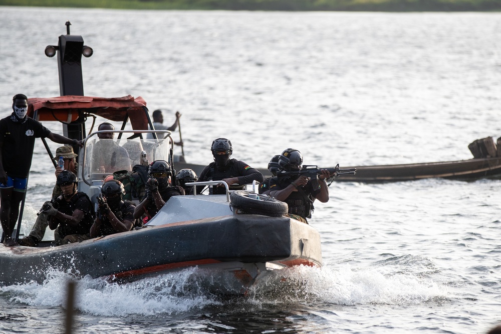 Ghanian Special Boat Service Pulls Security Flintlock 2023