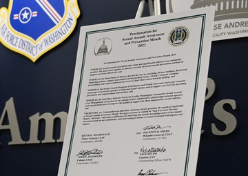 JBA leaders sign Sexual Assault Awareness and Prevention Month proclamation
