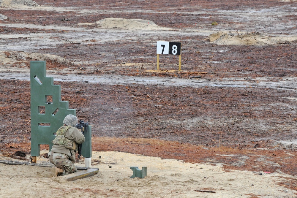 367 MP CO., US ARMY RESERVE, TABLE VI day fire qualification stage 1 at Range 35, 11 MARCH 2023.