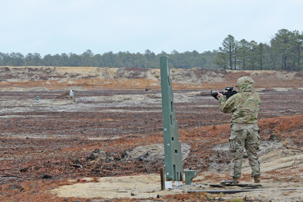 367 MP CO., US ARMY RESERVE, TABLE VI day fire qualification stage 1 at Range 35, 11 MARCH 2023.