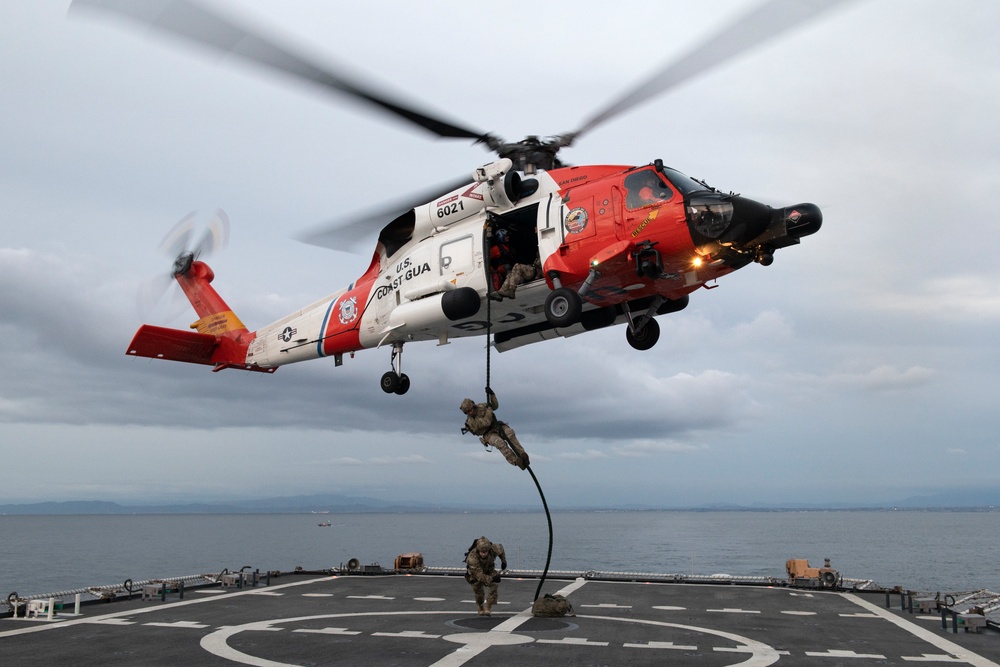 Coast Guard, Navy conducts training off San Diego