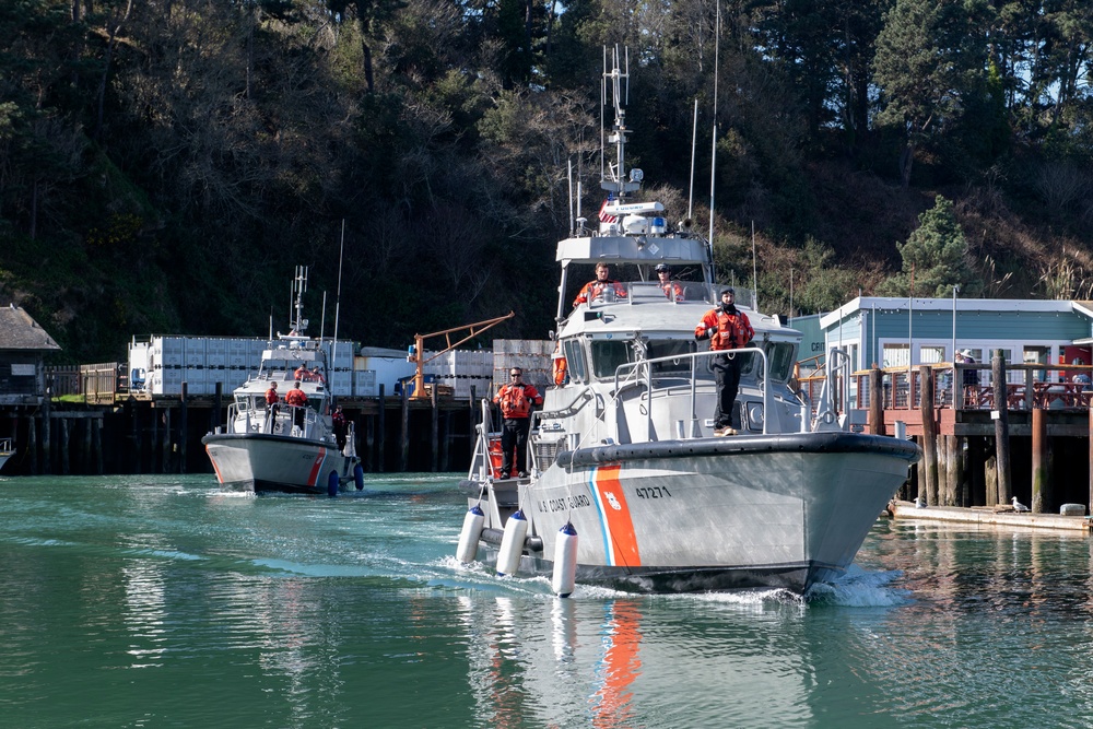 Coast Guard Station Noyo River conducts training exercises