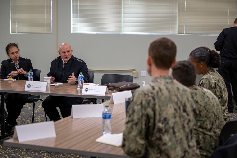 CNO Visits Fleet Mental Health Clinic on board Naval Base San Diego