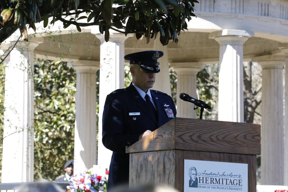 Tenn. National Guard honors Andrew Jackson’s 256th birthday