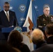 SECDEF and CJCS Conduct Press Briefing