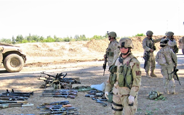 Time capsule left by decorated Kentucky Guard MP unit found in Fort McCoy barracks nearly two decades after unit left of Operation Iraqi Freedom