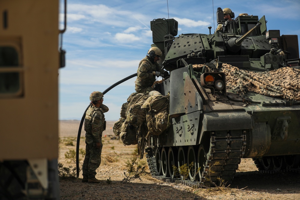 US Army's most modernized brigade goes to the National Training Center