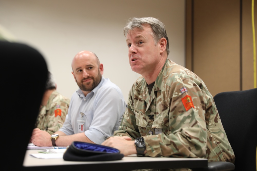 British Liaison Officer Visit Fort Carson