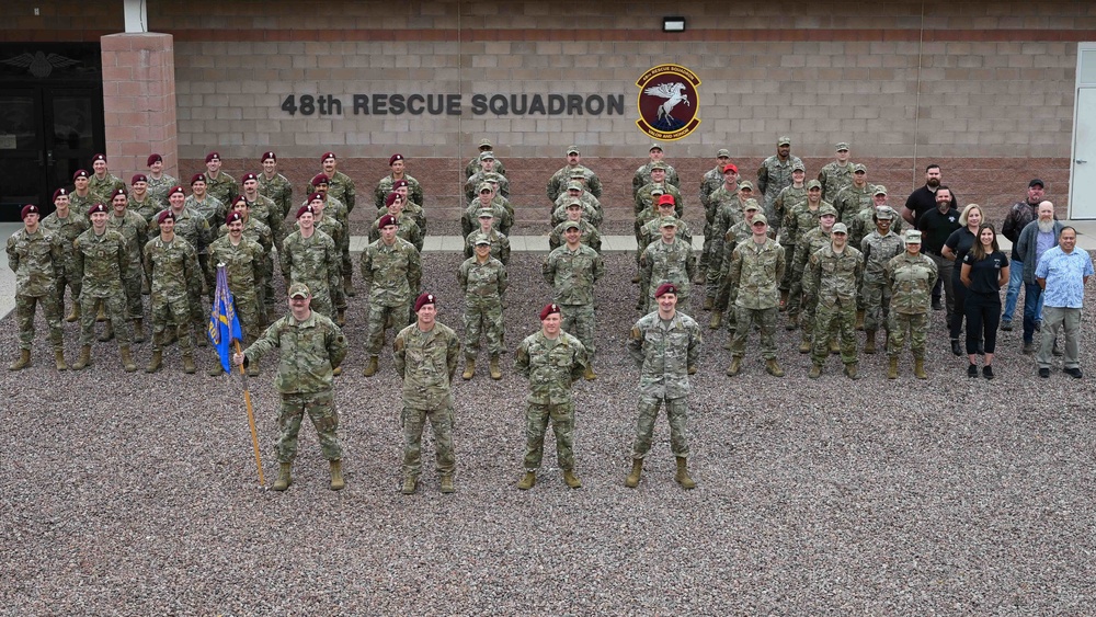 48th Rescue Squadron group photo