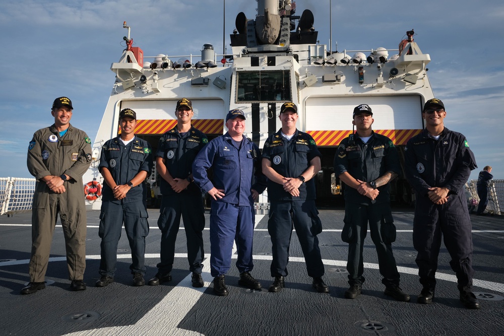 USCGC Stone conducts combined exercises with Brazil Navy