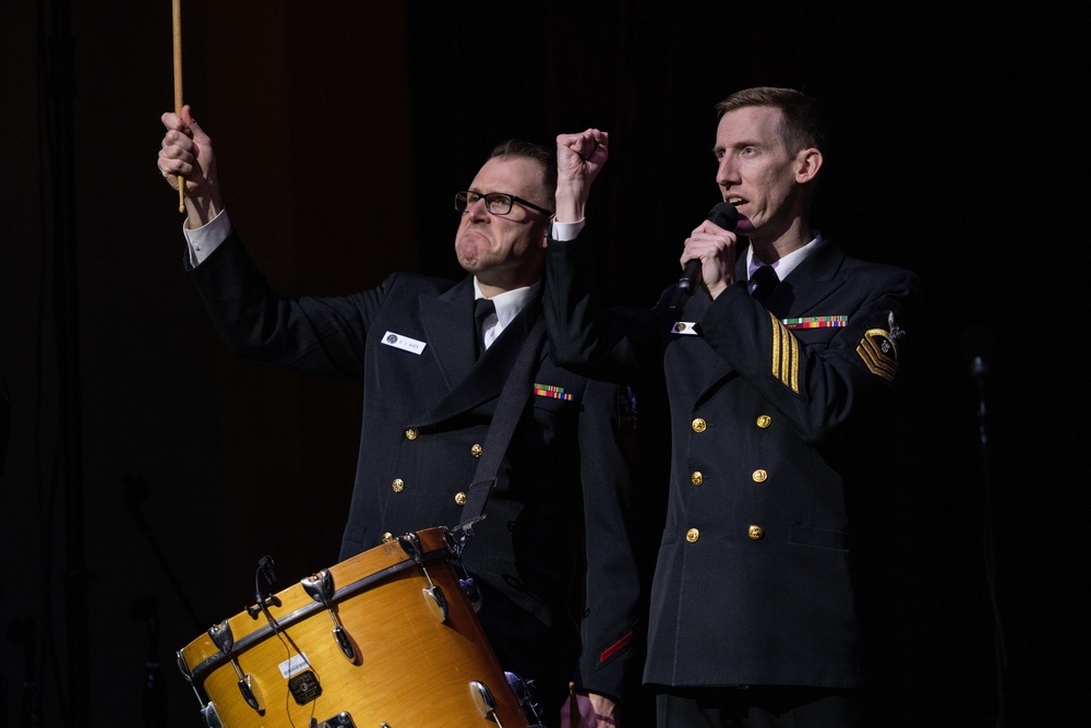 U.S. Navy Band Sea Chanters perform in Red Bluff