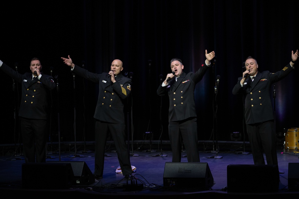 U.S. Navy Band Sea Chanters perform in Red Bluff