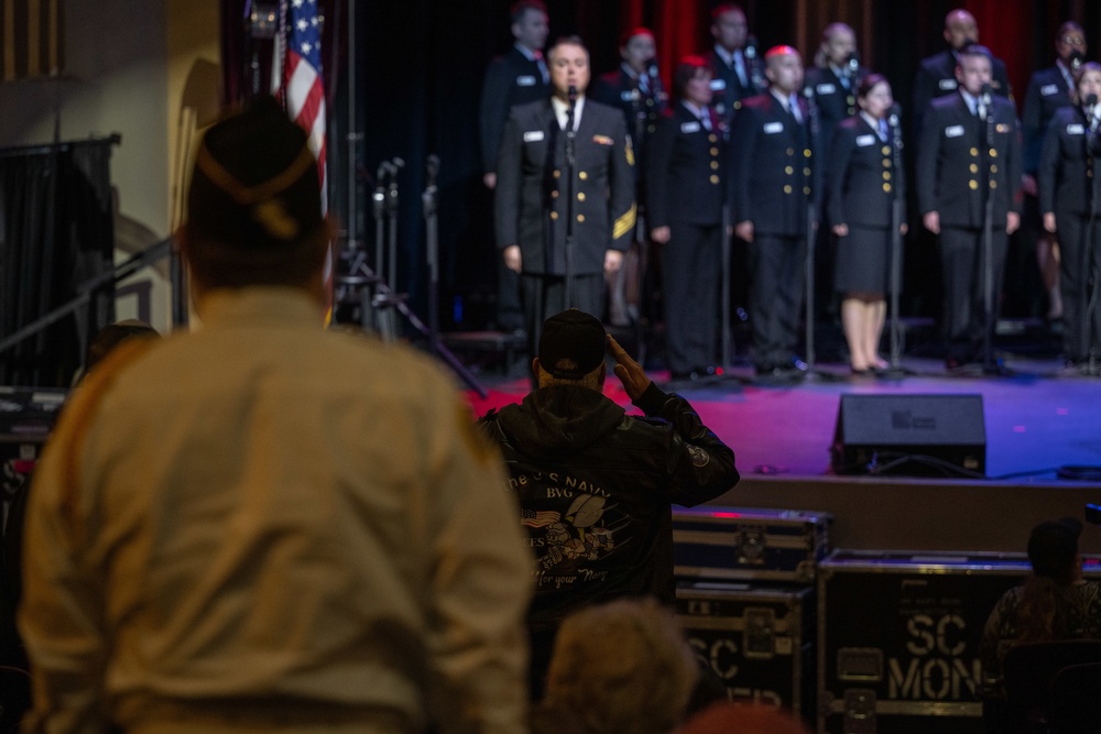 U.S. Navy Band Sea Chanters perform in Red Bluff