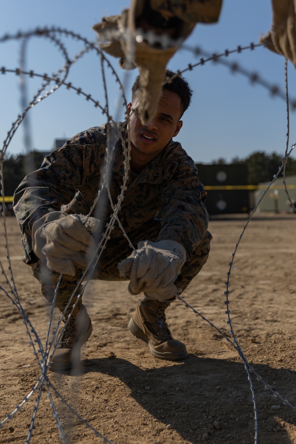 1st MAW set up Security for Freedom Shield