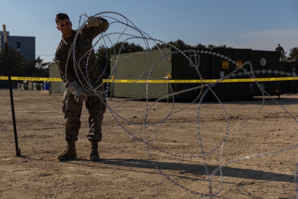 1st MAW set up Security for Freedom Shield