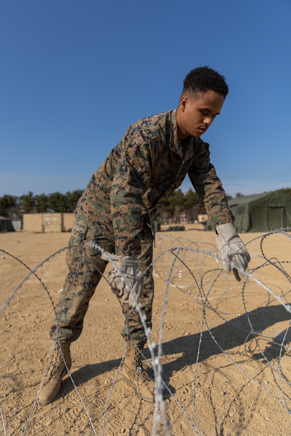 1st MAW set up Security for Freedom Shield