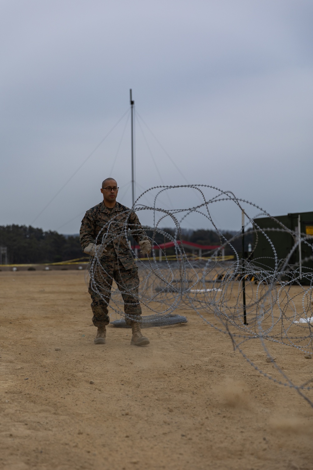 1st MAW set up Security for Freedom Shield