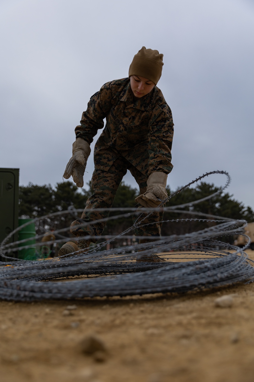 1st MAW set up Security for Freedom Shield