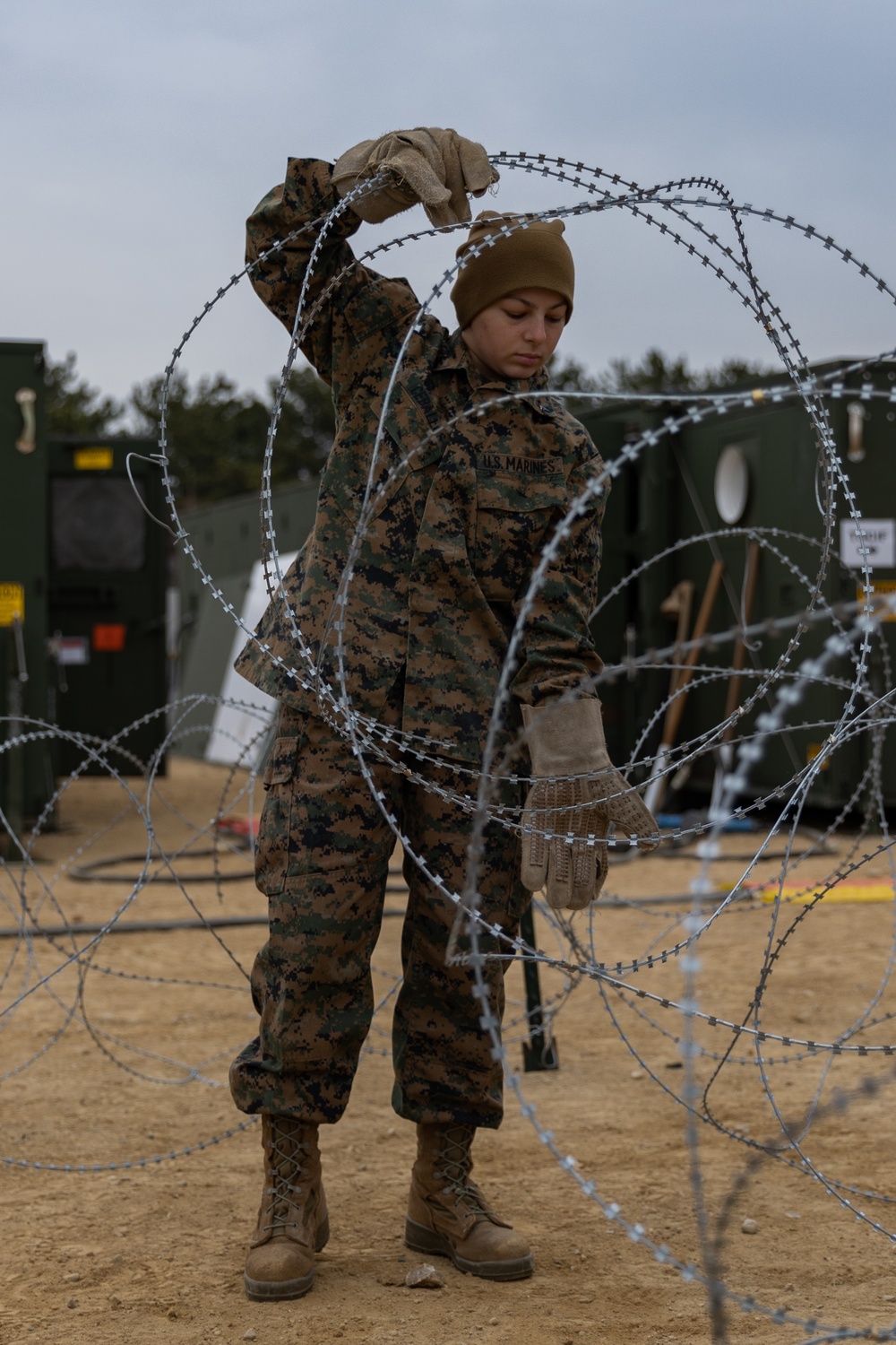 1st MAW set up Security for Freedom Shield