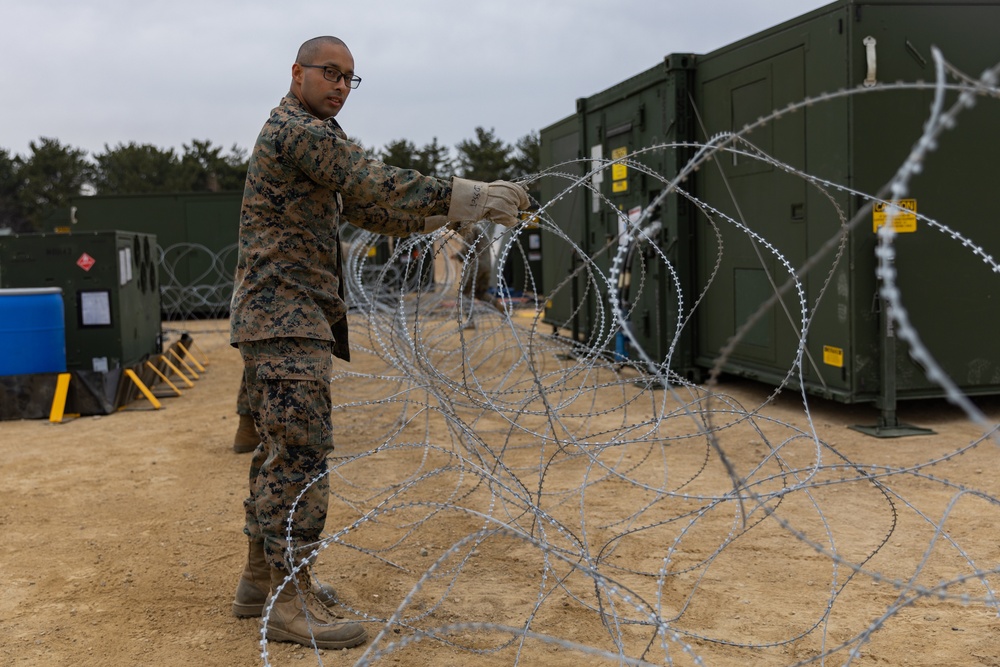 1st MAW set up Security for Freedom Shield