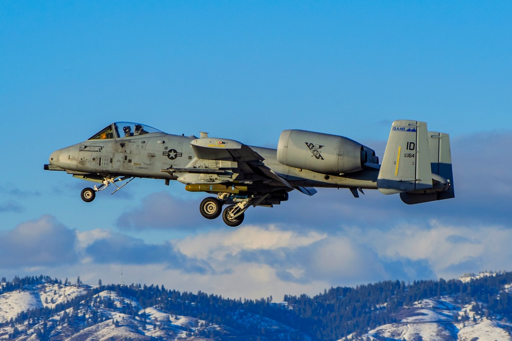 Night Ops: A-10s, Black Hawks in the sky