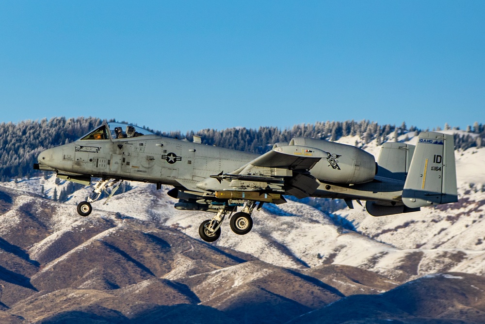 Night Ops: A-10s, Black Hawks in the sky