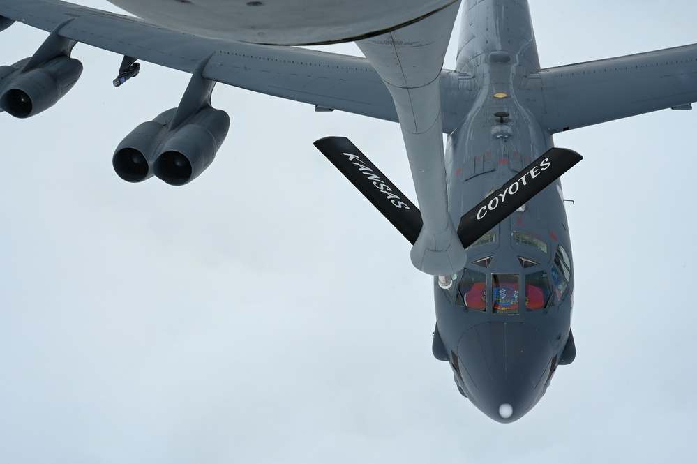 AFCENT, partner nations escort B-52 Stratofortress through AOR